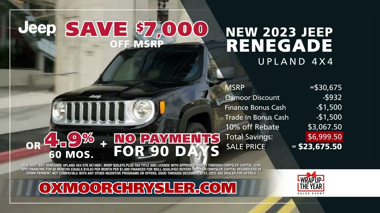 Oxmoor Chrysler - Jeep Wrap Up the Season Event - December '23