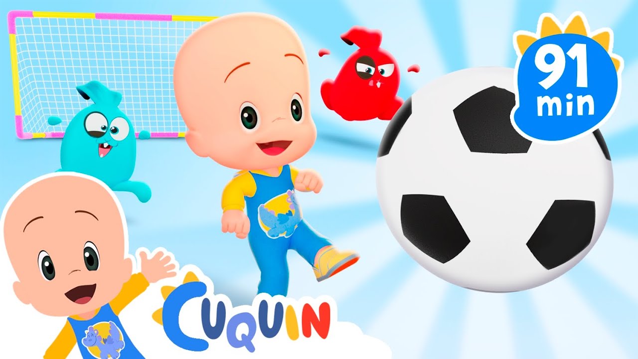 El partido de fútbol de Cuquín y más vídeos educativos ⚽ Caricaturas y dibujos animados para bebés