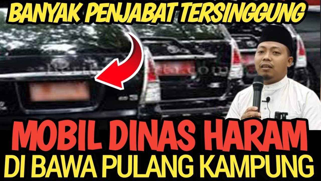 HARAM MOBIL DINAS DI BAWA MUDIK, BANYAK PENJABAT TERSINGGUNG 