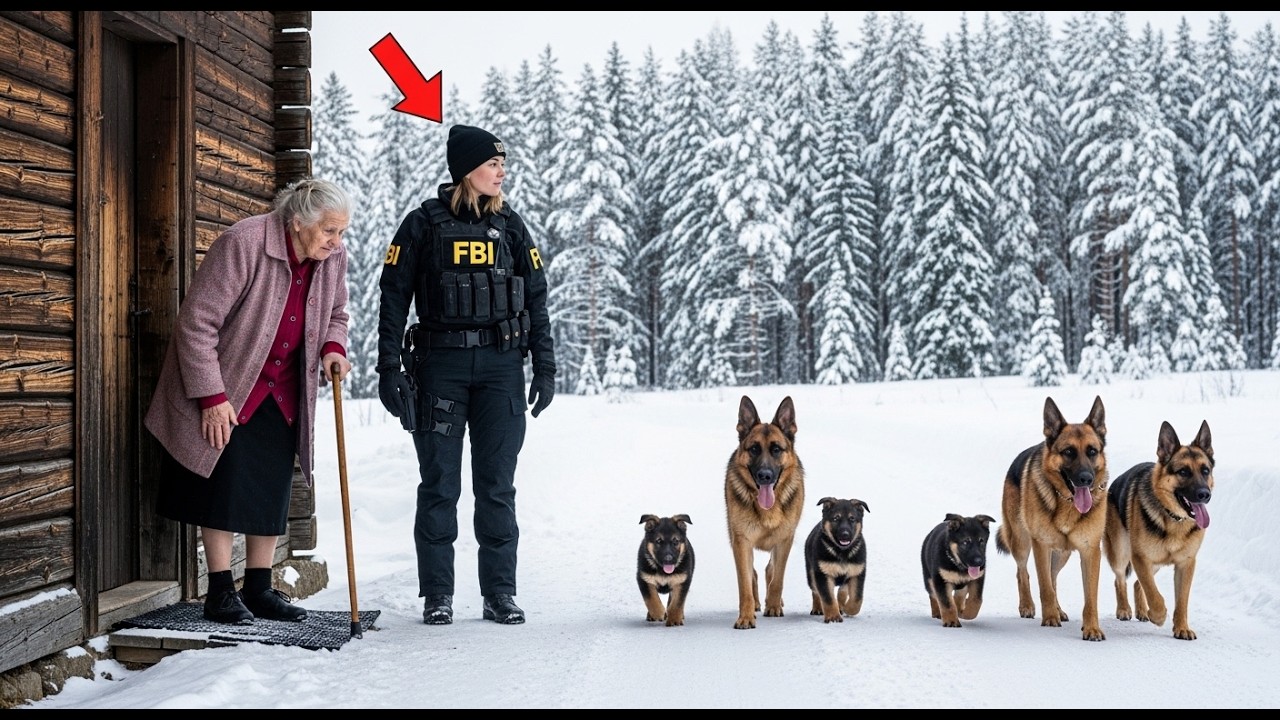 An FBI agent girl returns home… and then six police dogs do something completely unbelievable.
