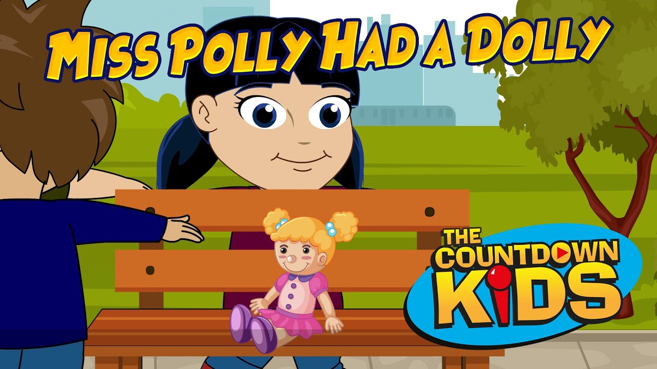 Miss Polly Had A Dolly - The Countdown Kids | Kids Songs & Nursery Rhymes | Lyric Video