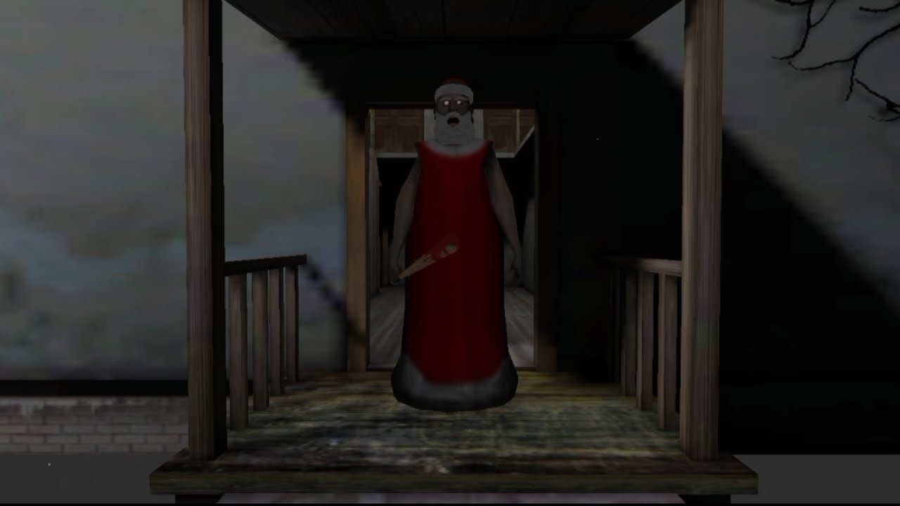 Granny escape de la puerta Modo fácil Modo Navidad 🎄