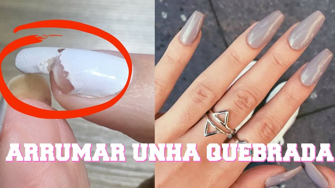 COMO CONSERTAR UNHA QUEBRADA - Bruna Harmel