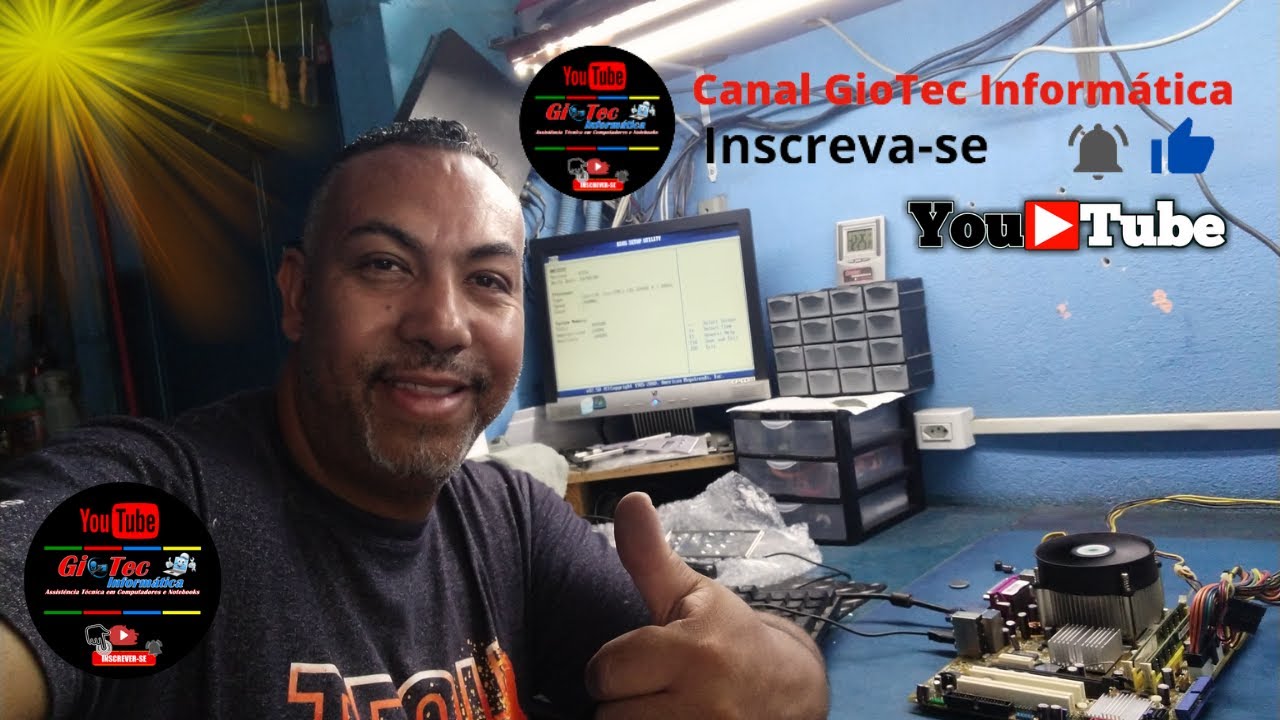 APRENDA REGRAVAR A BIOS DA PLACA POSITIVO P5GC-MX QUE NÃO RECONHECE TODOS OS PROCESSADORES !!