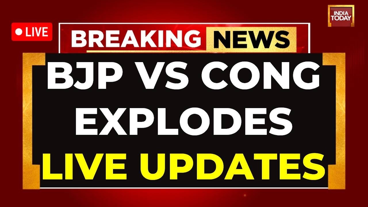 LIVE: BJP Protests Against Congress' Shirtless Protest at AI Impact Summit | India Today LIVE