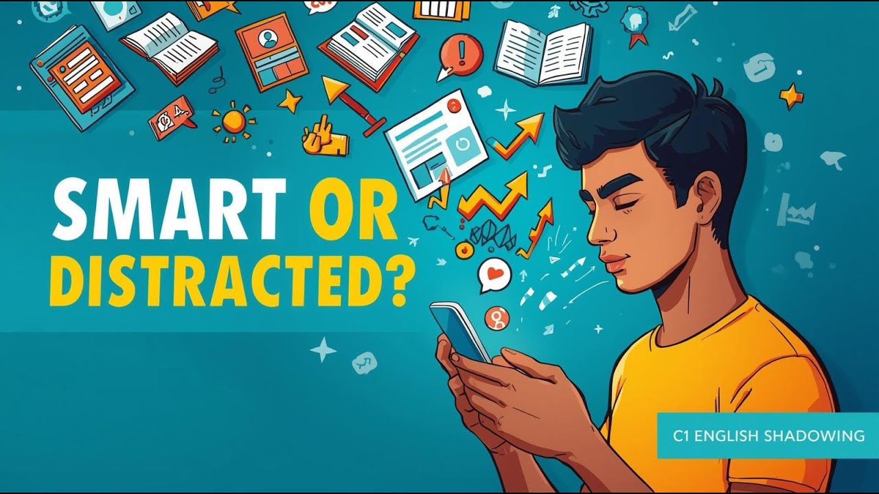 Has Technology Made Us Smarter or Just More Distracted? | C1 English Shadowing