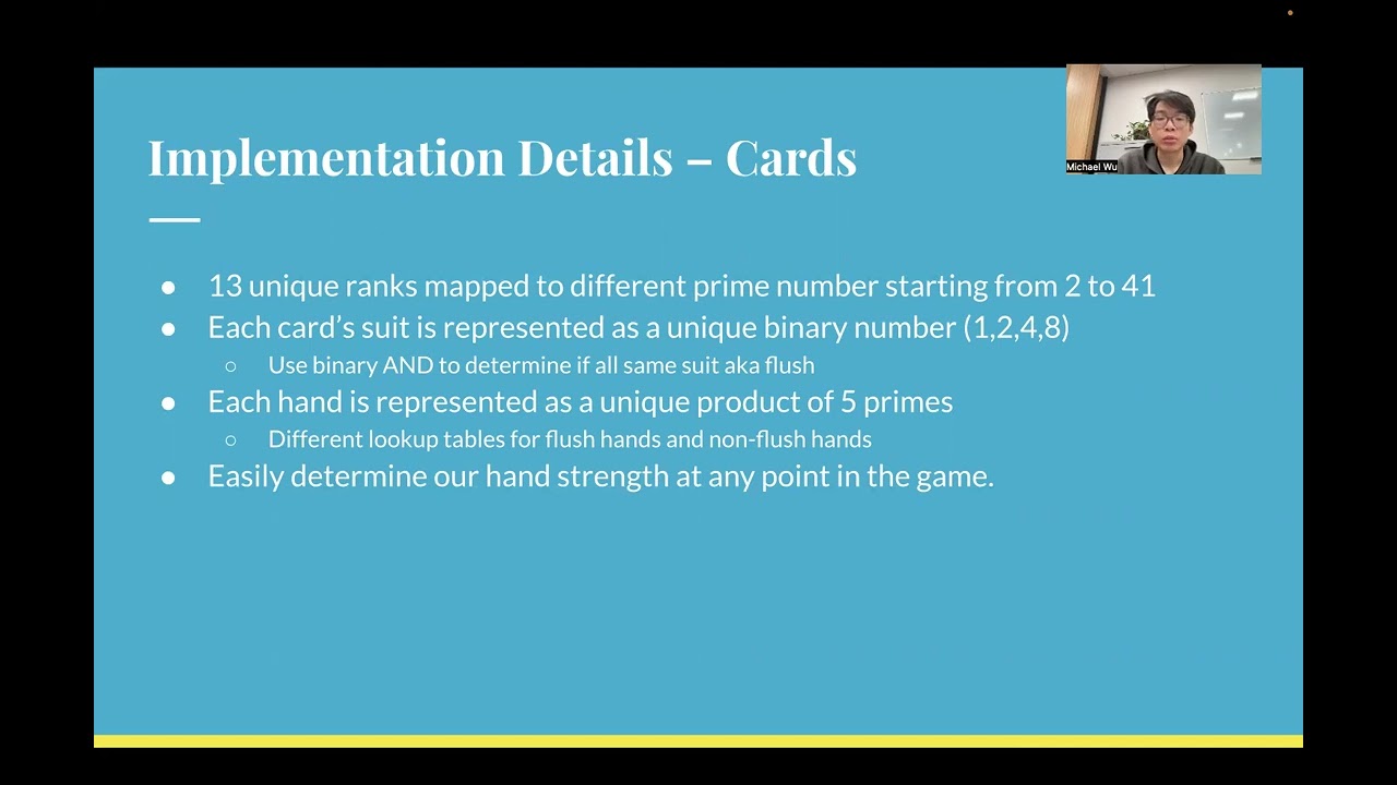 Poker AI using CFR