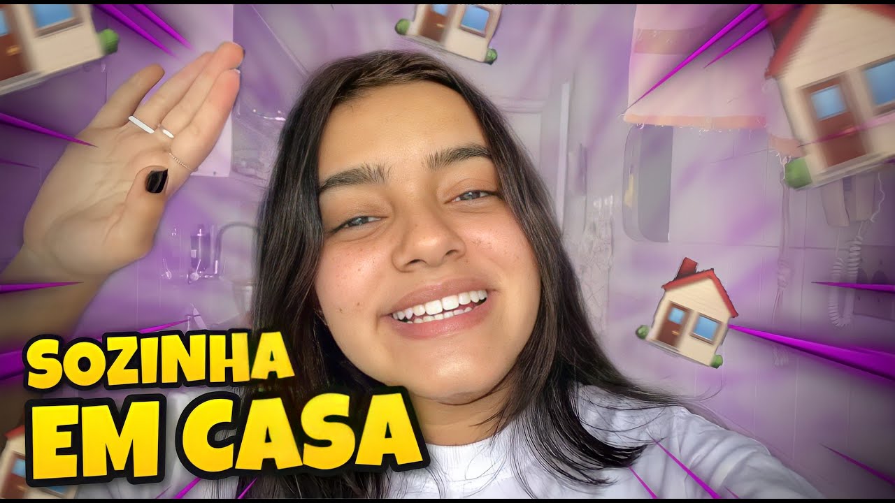 MINHA ROTINA SOZINHA EM CASA!