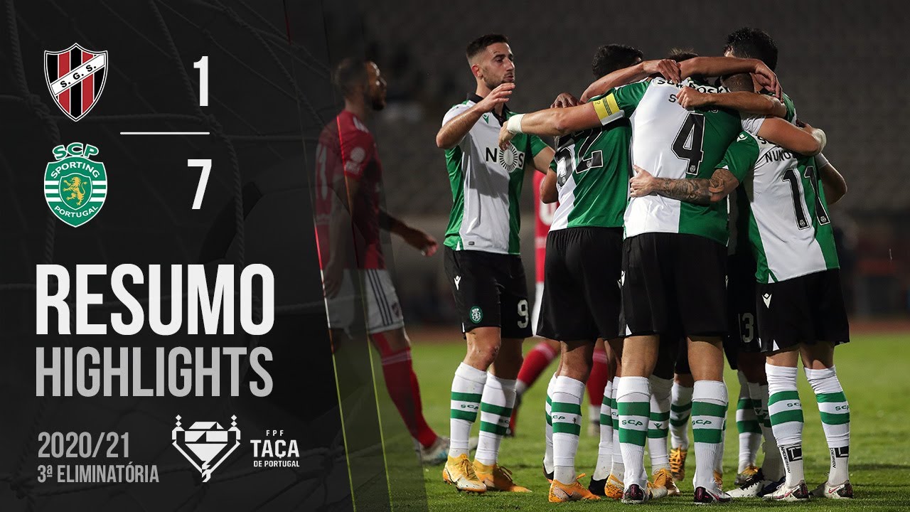 Highlights | Resumo: Sacavenense 1-7 Sporting (Taça de Portugal 20/21)