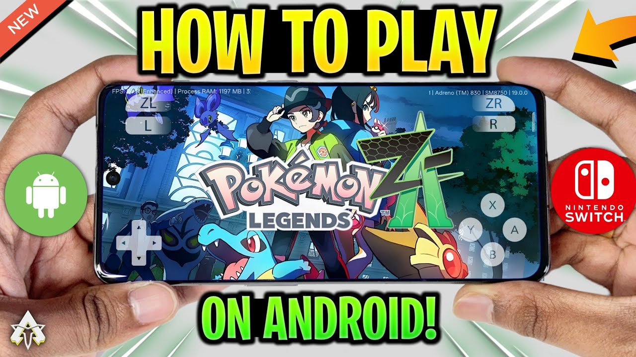 🔥 Как играть в Pokemon Legends Z-A на Android | С геймплеем!