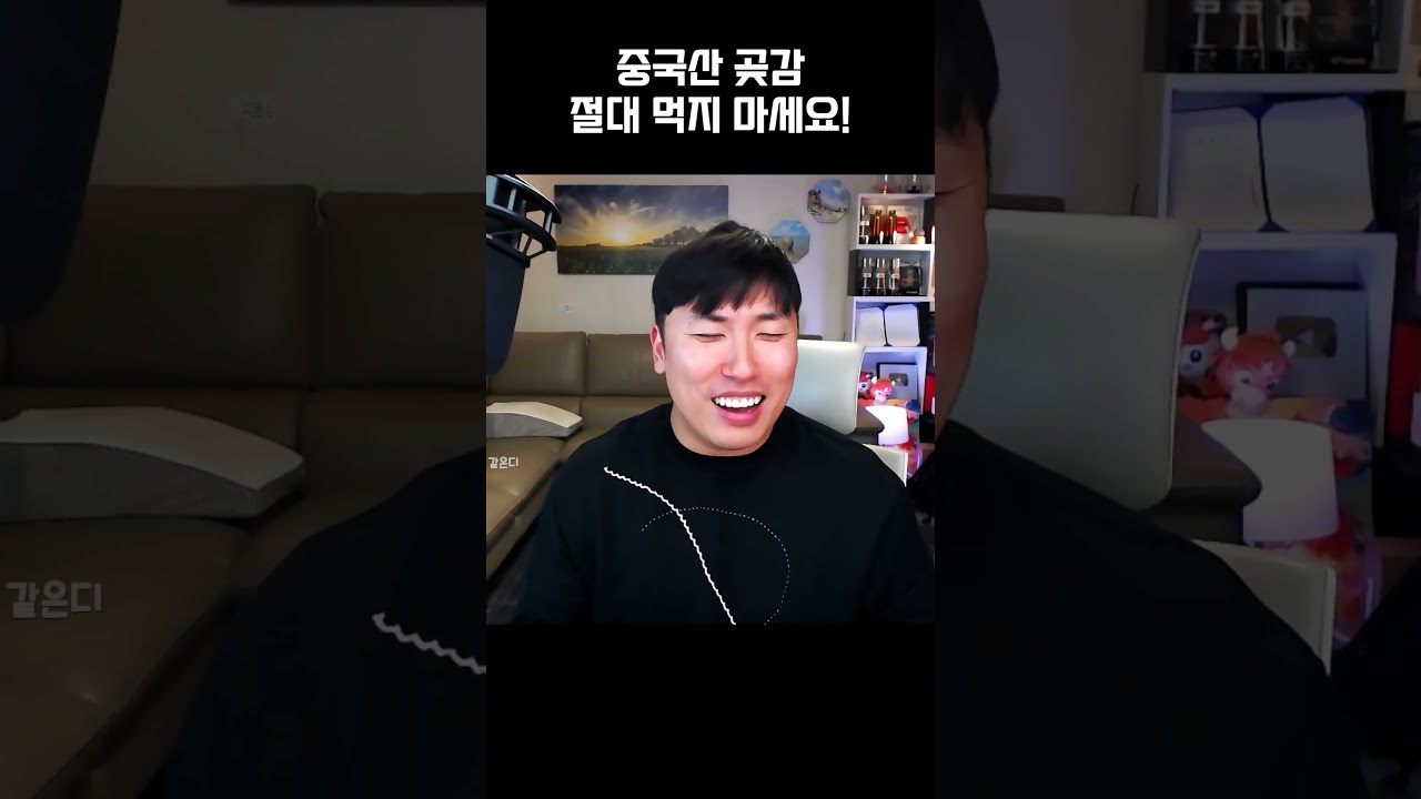 중국산 곶감 절대 먹지마세요!!!