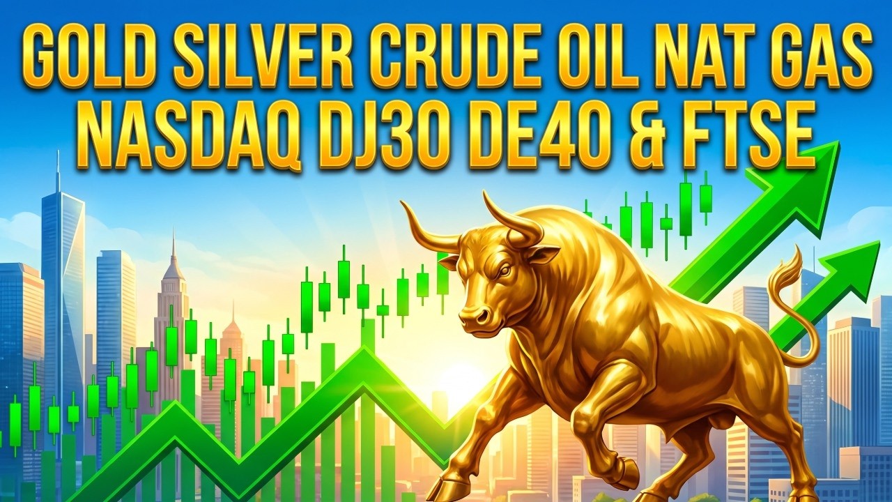 GOLD | SILVER | CRUDE OIL | NAT GAS | NASDAQ | DJ30 | DE40 & FTSE  Live Today 16 Oct 2026