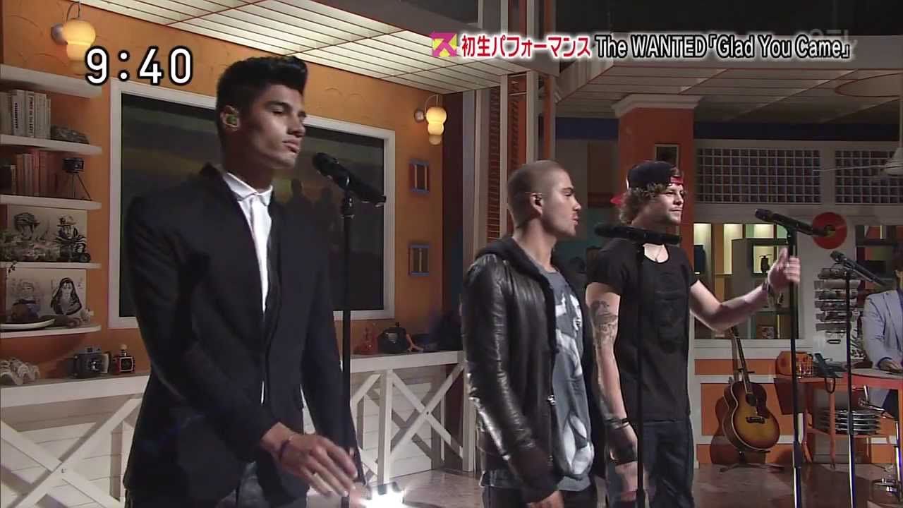 The Wanted perform Glad You Came on Japanese TV