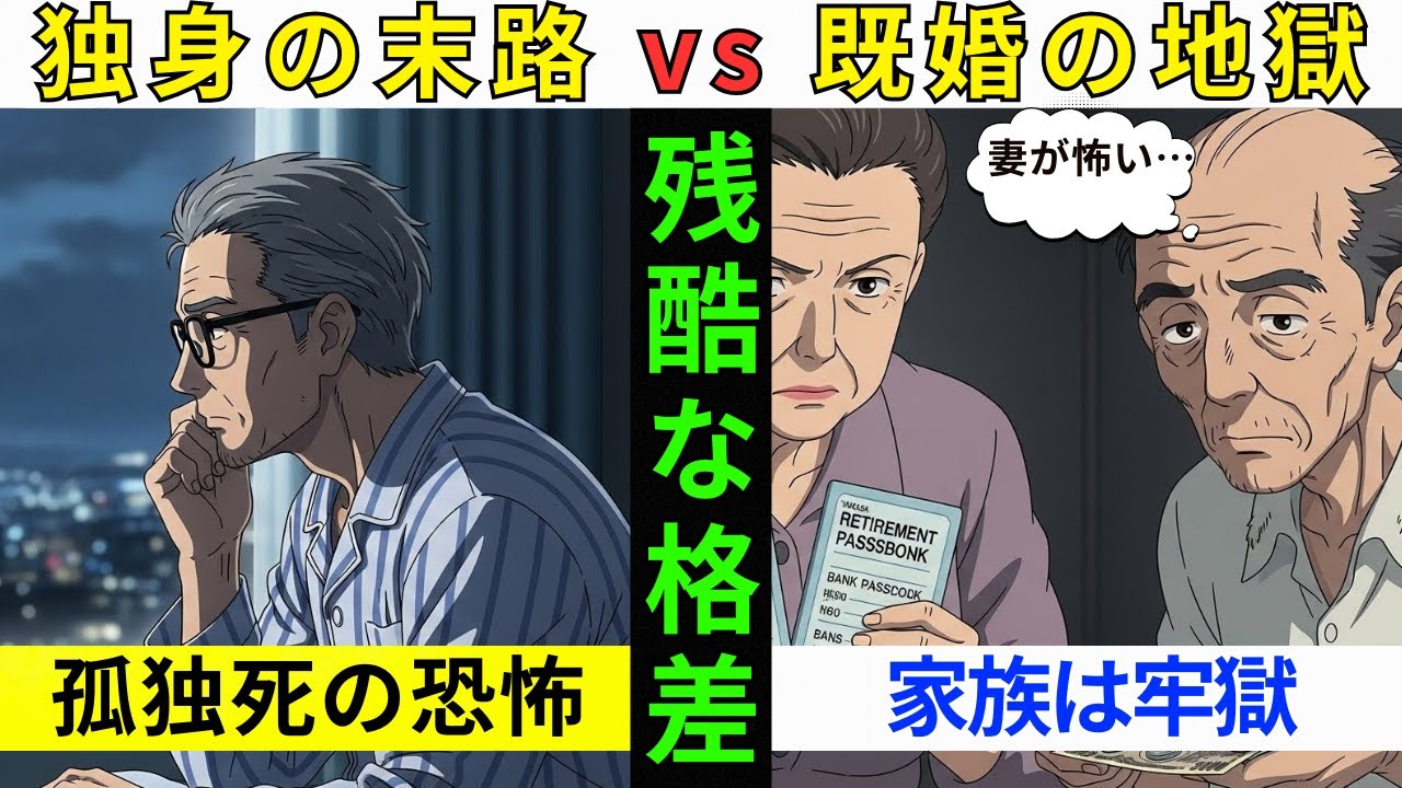 【漫画】月15万で豪遊する独身男 vs 月21万でも妻に搾取される既婚男。10年後に訪れた残酷な格差とは？