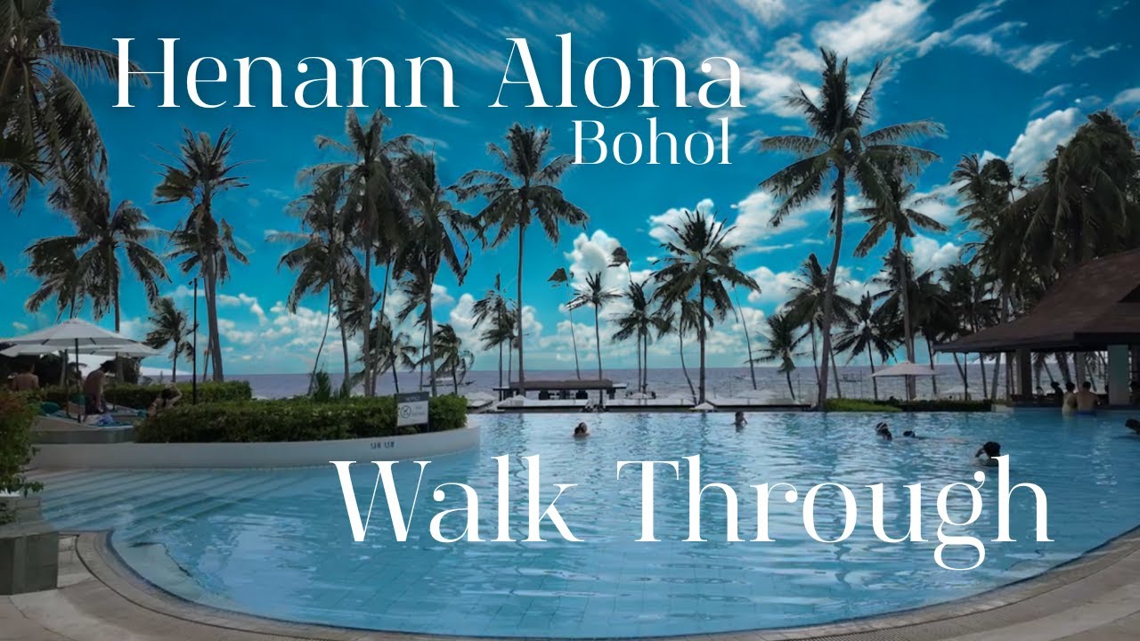 Walking Through Henann Resort Alona Beach + Dinner Buffet