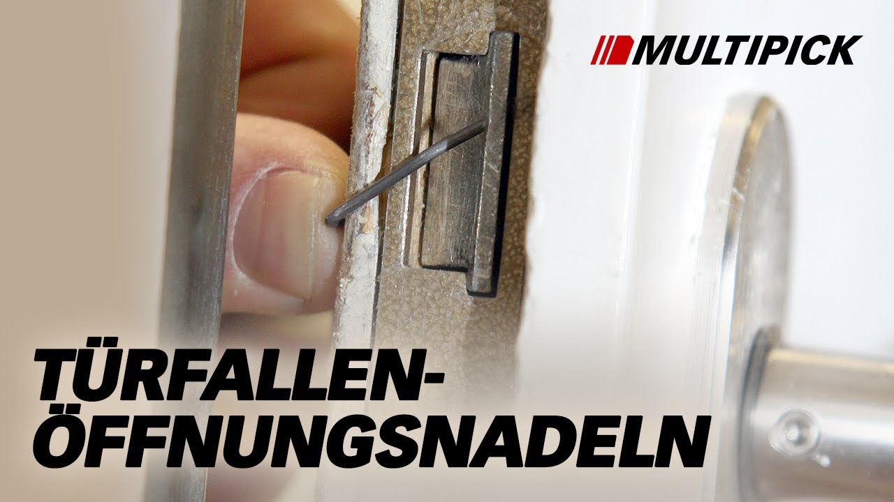 Türfallen-Öffnungsnadeln richtig anwenden von Multipick