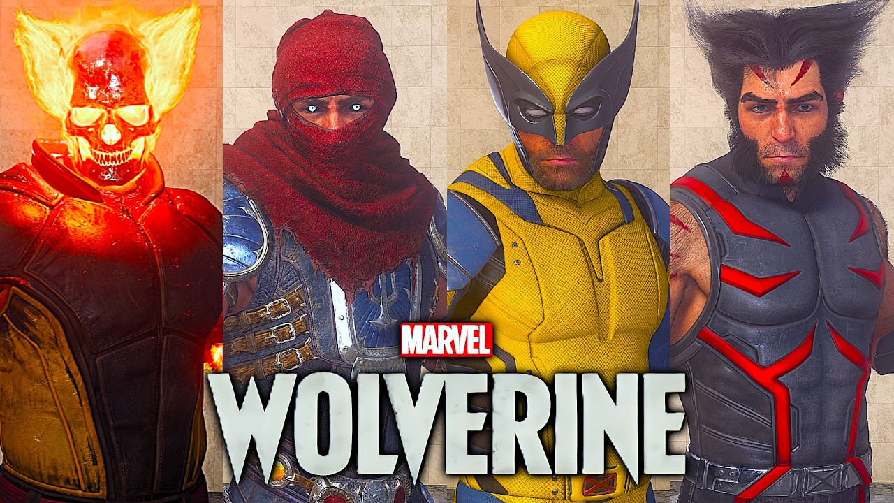 Marvel's Wolverine - All Suits Showcase (4K 60FPS)