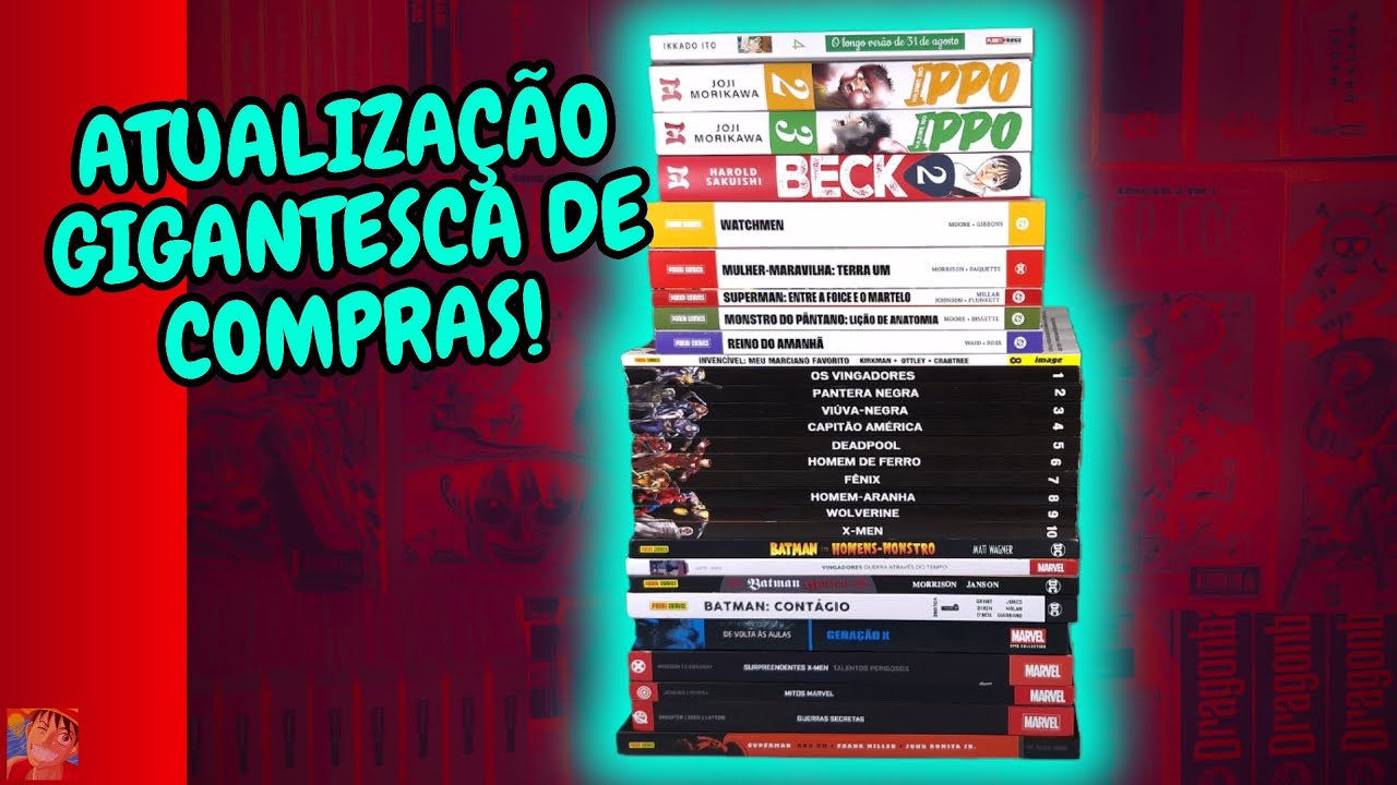 COMPRAS DE HQS E MANGÁS!! ATUALIZAÇÕES DO COMEÇO DO ANO!