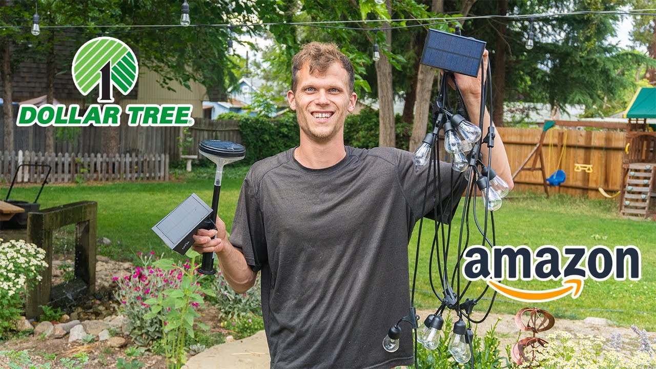 Solar Lights! An easy way to improve  the look of your yard.