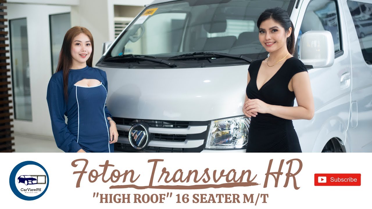 2022 Foton Transvan HR 16 Seats | Interior and Exterior Review