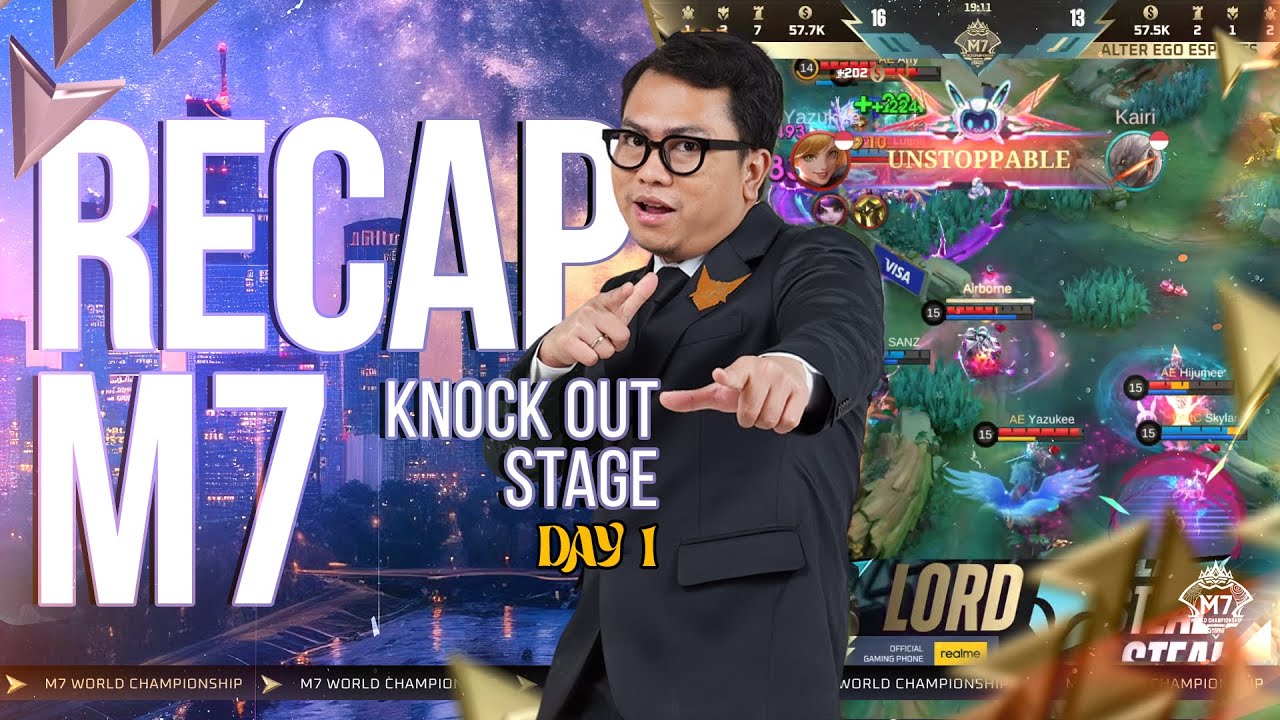 TLPH & ONIC KETEMU DI LOWER BRACKET! AE SIAP LAWAN AURORA PH! - RECAP KO STAGE M7 D1 #MLBBIDCreator