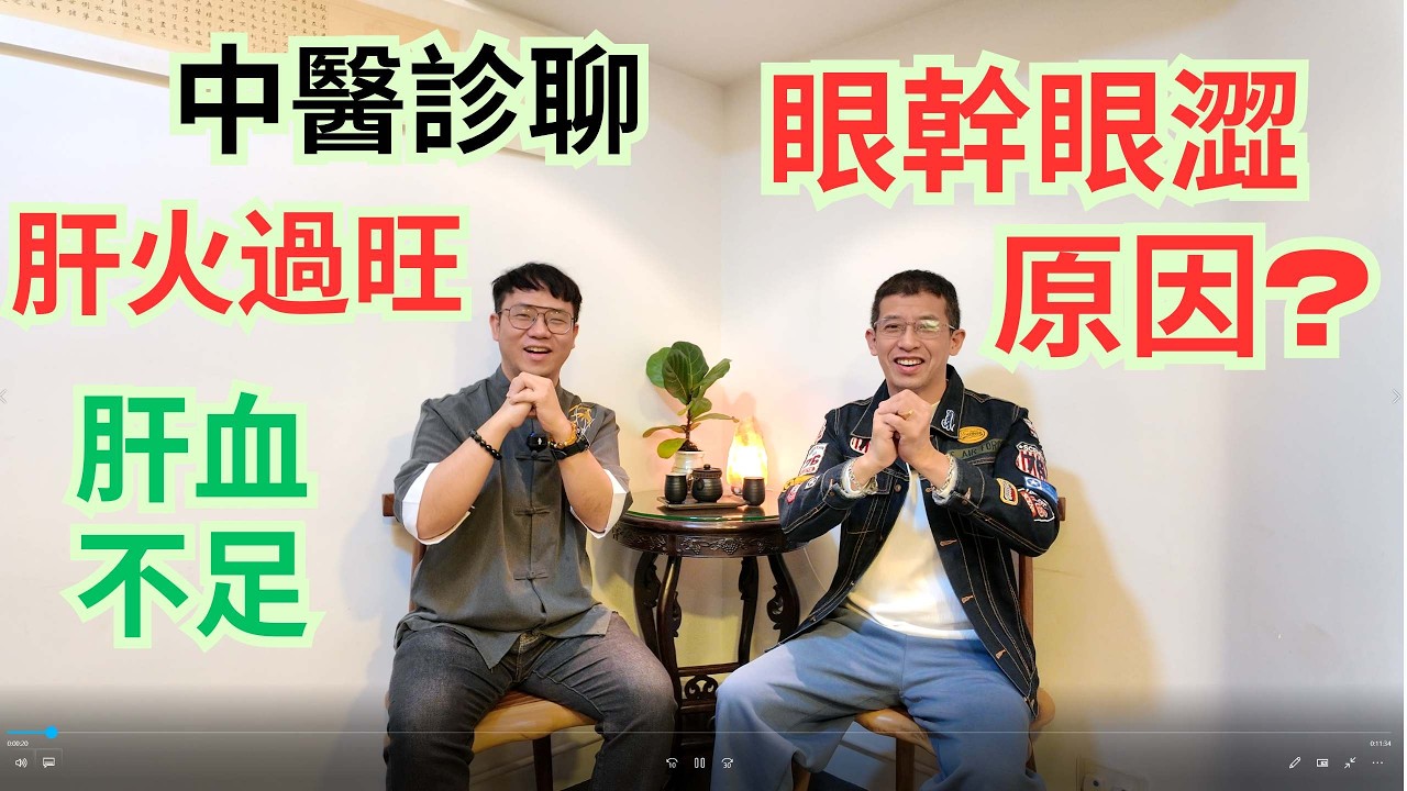 眼幹眼澀原因 / 用中醫角度為您剖析 / 肝火過旺,陰液被耗 / 陰血不足,營養不足 / 肝腎陰虛,肝火旺盛 / 脾胃濕熱,氣不布津 /