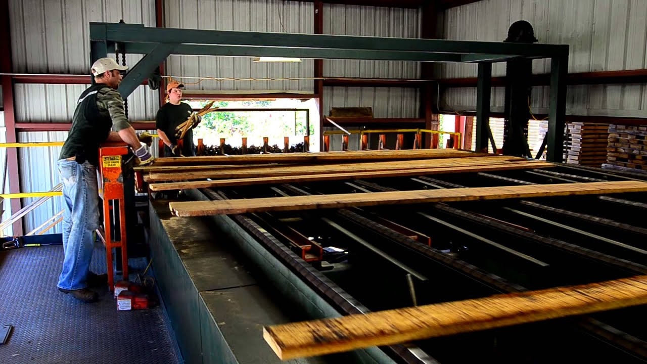 Green Lumber Grading Station