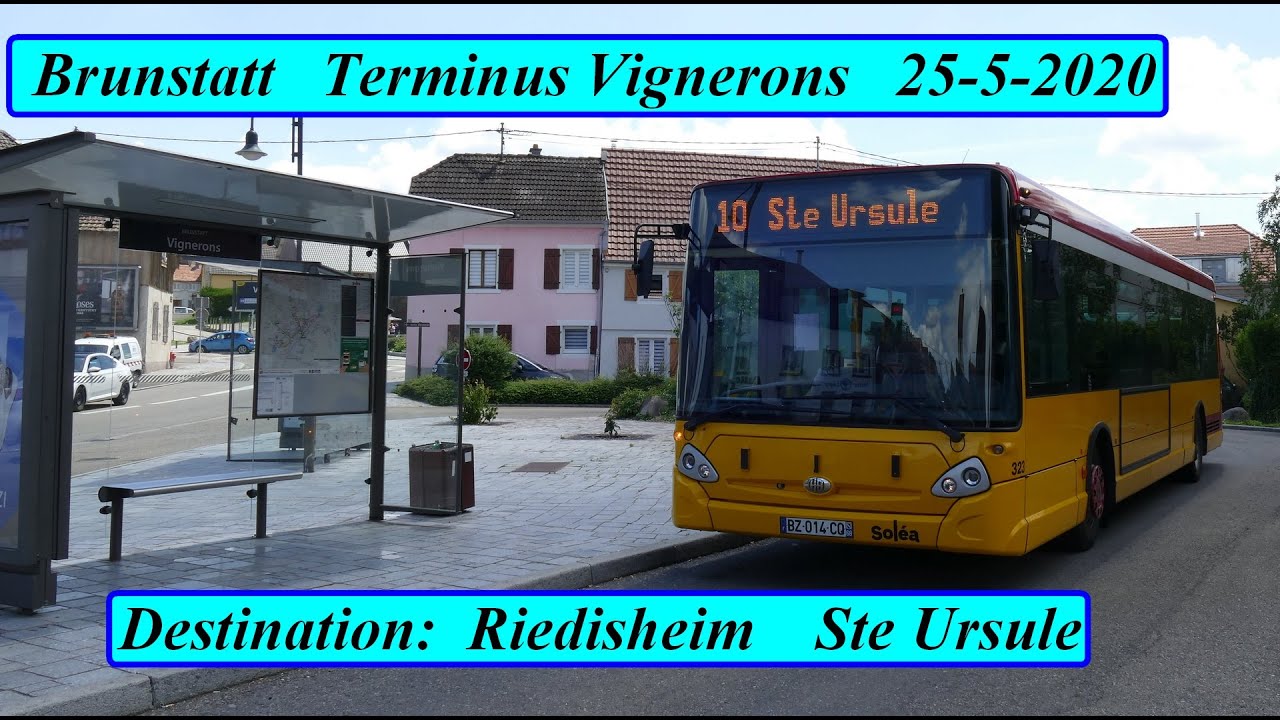 Ligne de bus Soléa n°10 Brunstatt  -  Riedisheim.
