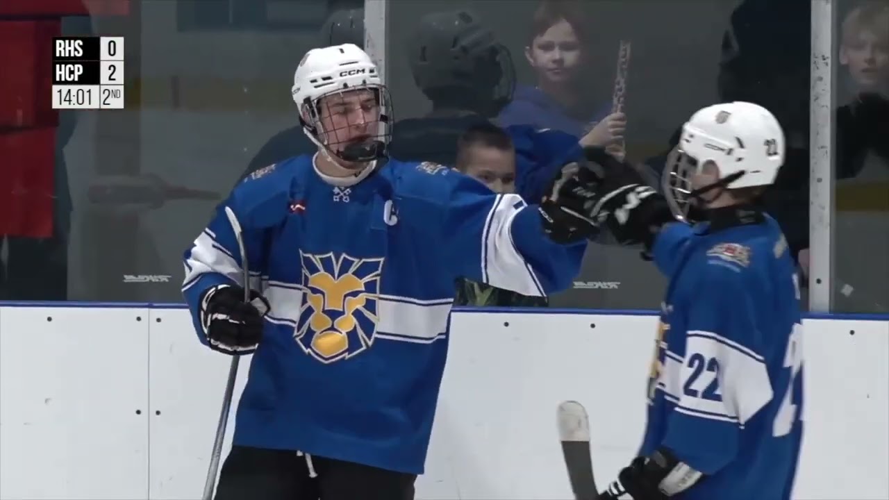 Optibet Hokeja līga. Rīgas HS - HC Panter. Spēles labākie momenti. (21.02.2026.)