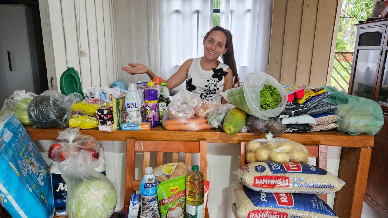 DIA DE COMPRAS DO MÊS/ VALORES/AJEITANDO O LAR ANTES DE IR