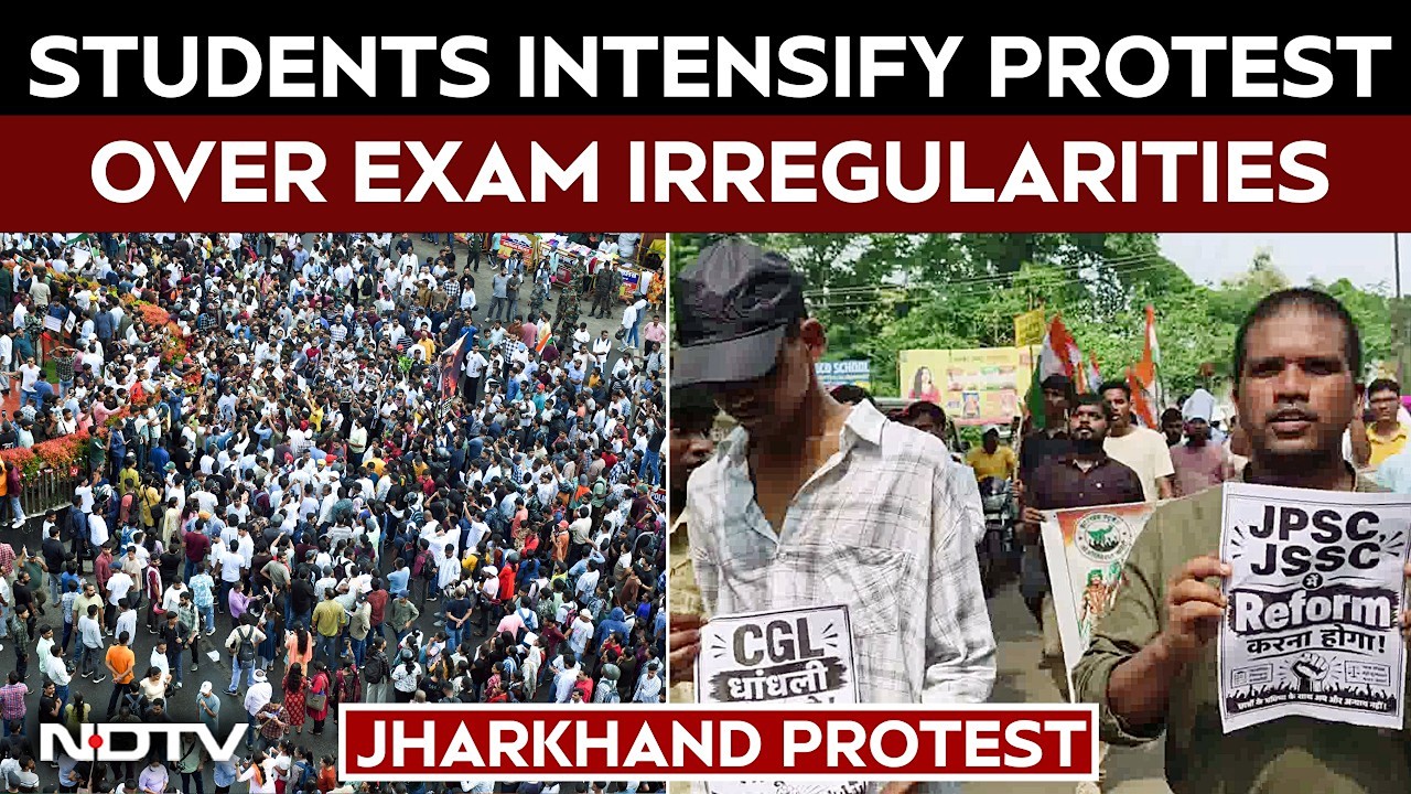 Jharkhand Student Protests LIVE | JPSC Paper Leak Protests LIVE | Students Protest In Ranchi LIVE