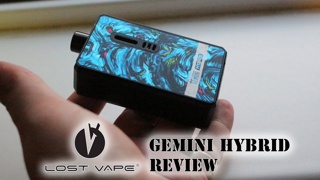 Lost Vape Gemini Hybrid Box Pod Mod Review | RBA Build