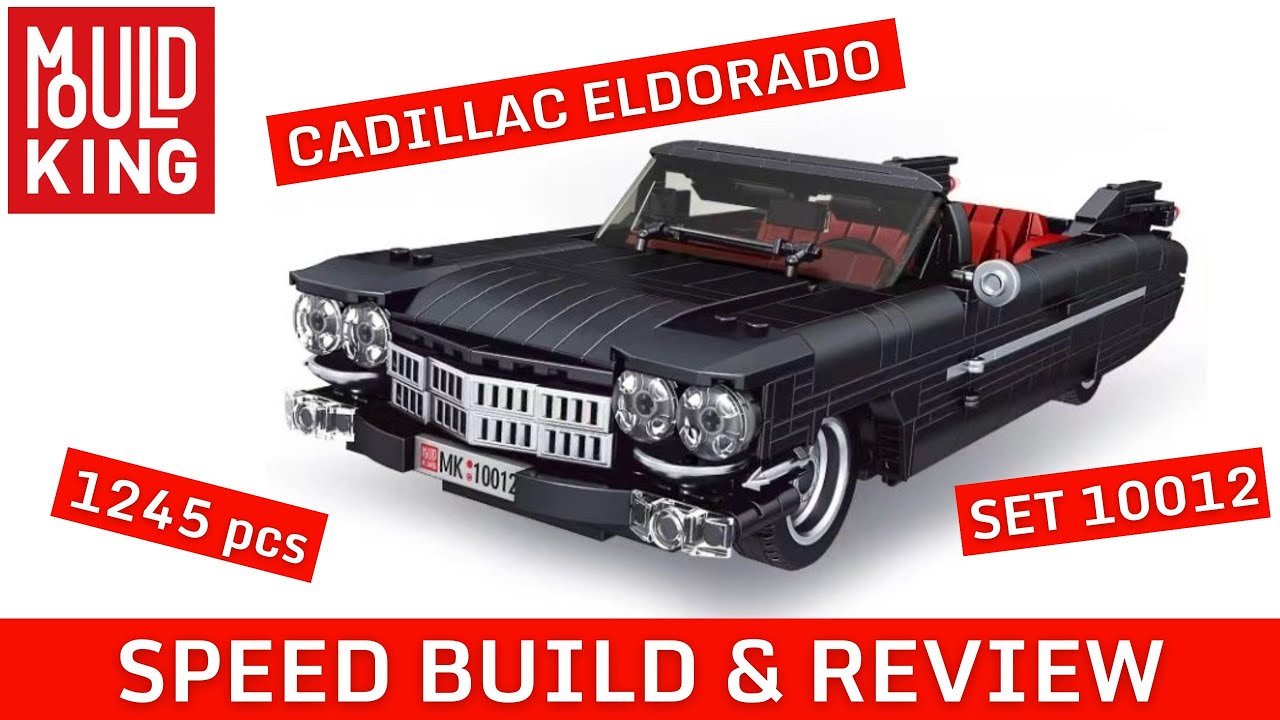СМОТРИ, КАК Я СТРОЮ MOLD KING 10012 CADILLAC ELDORADO SPEED BUILD AND REVIEW, СОВМЕСТИМЫЙ С LEGO ...