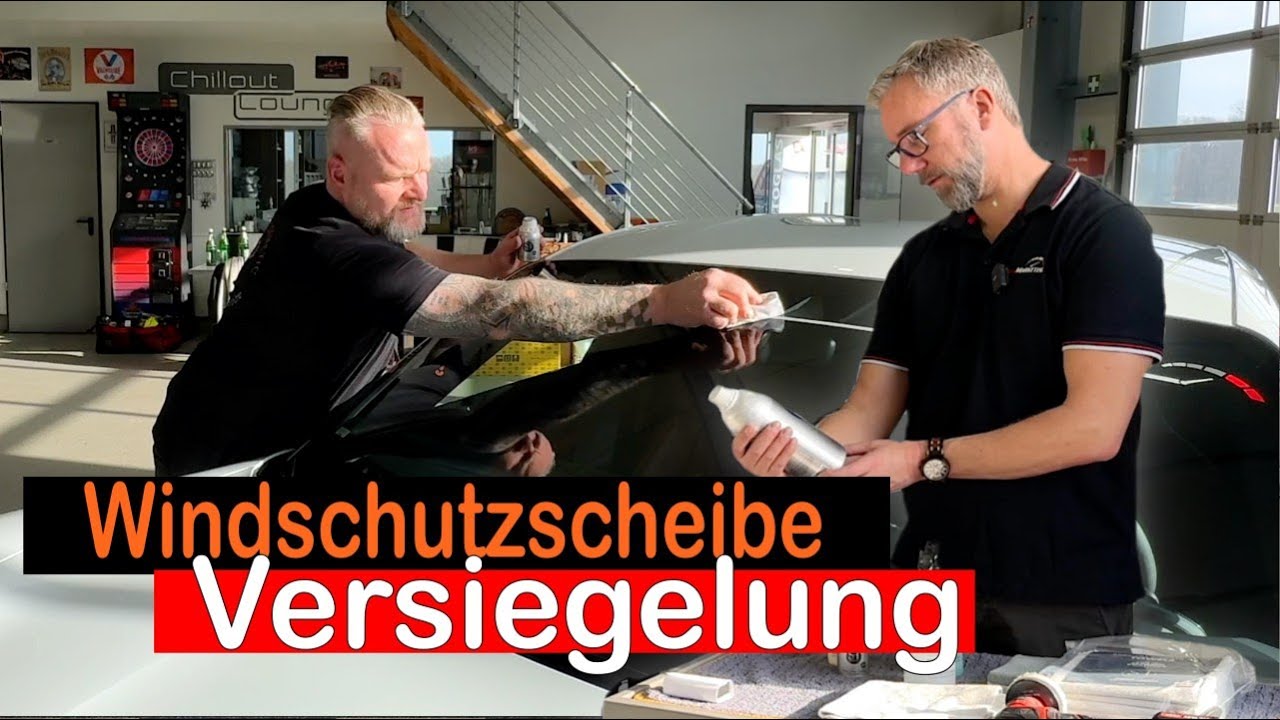 Porsche Taycan | Sichtverbesserung und Schutz: Versiegelung einer Windschutzscheibe - Wie geht das?