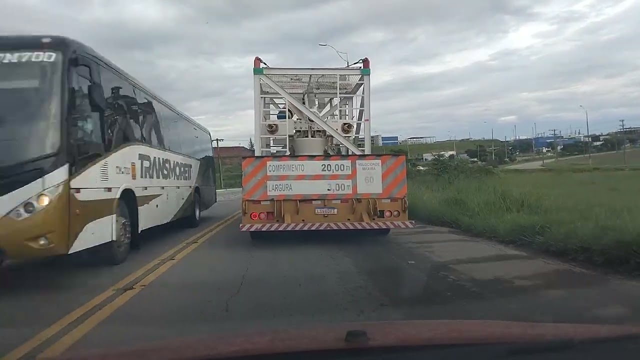 Manhã de quarta feira em Macaé-RJ.  Av Industrial x Polo de Cabiúnas. 