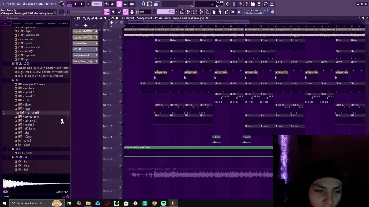 FL Studio 21 Cook Up Short luh Stream (Finally Got Cam!!!)(Prod.YoungCr)