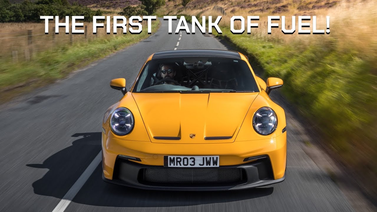 ПЕРВАЯ ПОЕЗДКА на моем новом Porsche 992 GT3 — лучший первый бак топлива!