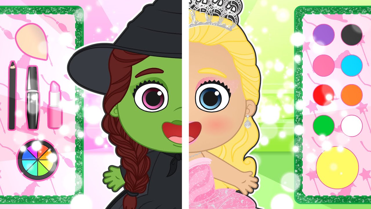 BABIES LILY AND LUNA 🧙🏿‍♀️🧚 Dress up as the Witches of Oz