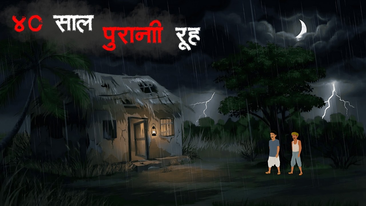 40 साल पुरानी रूह | Hindi Bhutiya Kahani | Horror Cartoon | Horror Story in Hindi