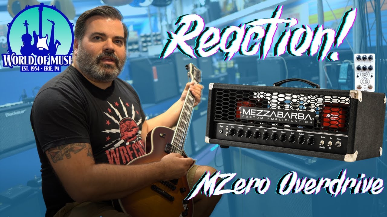 Местный музыкальный магазин отреагировал на мою Mezzabarba MZero Overdrive!