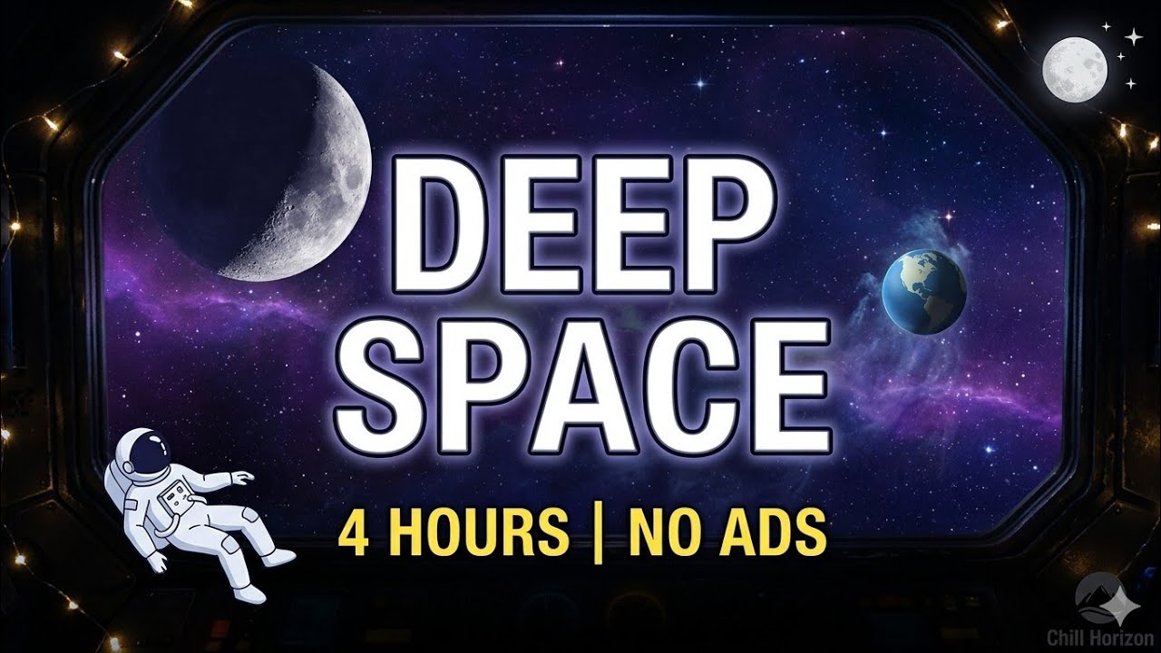 Deep Space Ambient 🌌 4 Hours for Deep Sleep and Relaxation