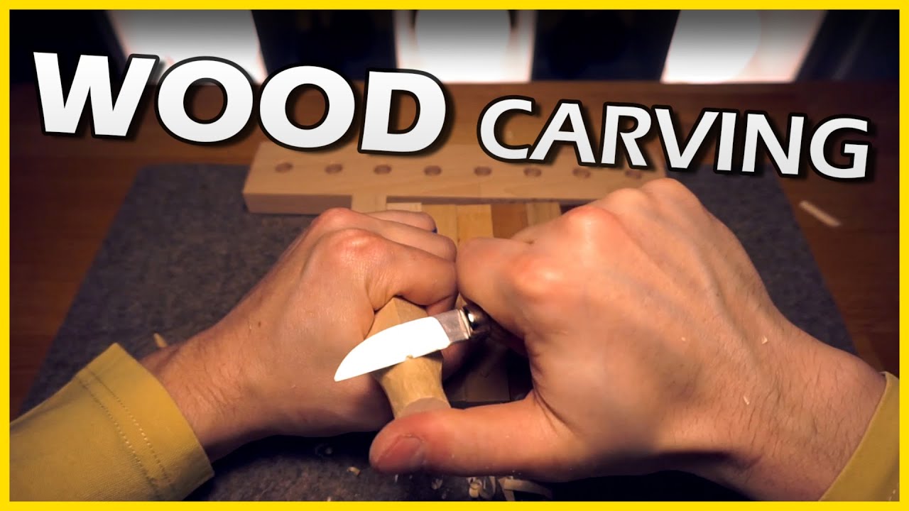 ASMR • Wood Carving • 30 minutes • so boring... to fall asleep (NO TALKING)