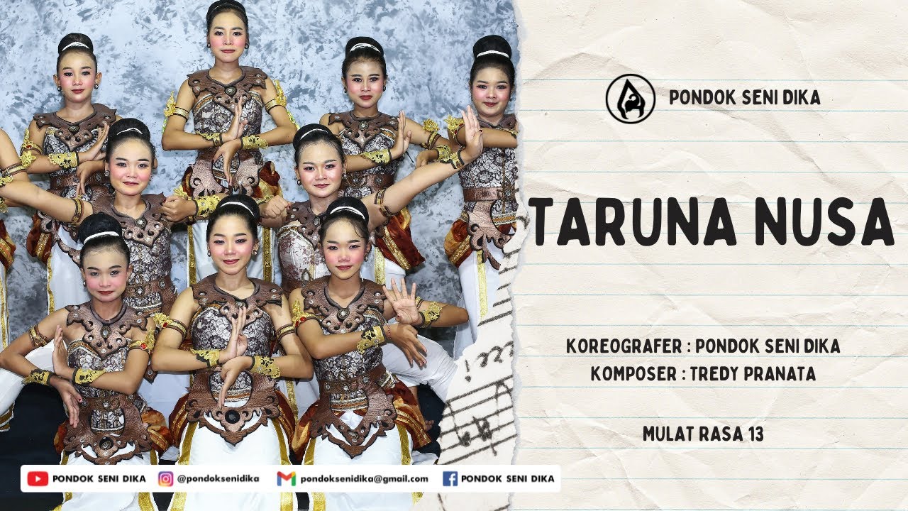 TARI TARUNA NUSA - PSD MULAT RASA 13 - Pondok Seni Dika