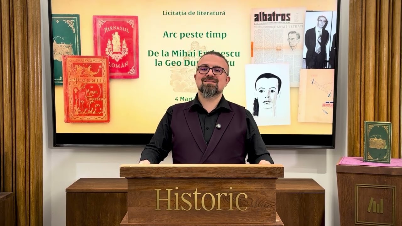 Licitația “Arc peste timp - De la Mihai Eminescu la Geo Dumitrescu” 4 martie 2026