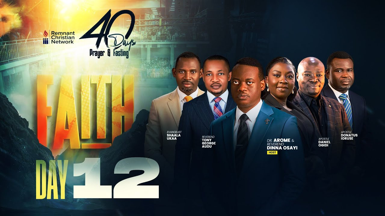 40 DAYS OF PRAYER AND FASTING || FAITH || DAY 12 || REVEREND ANTHONY AUDU || 16TH JAN. 2026