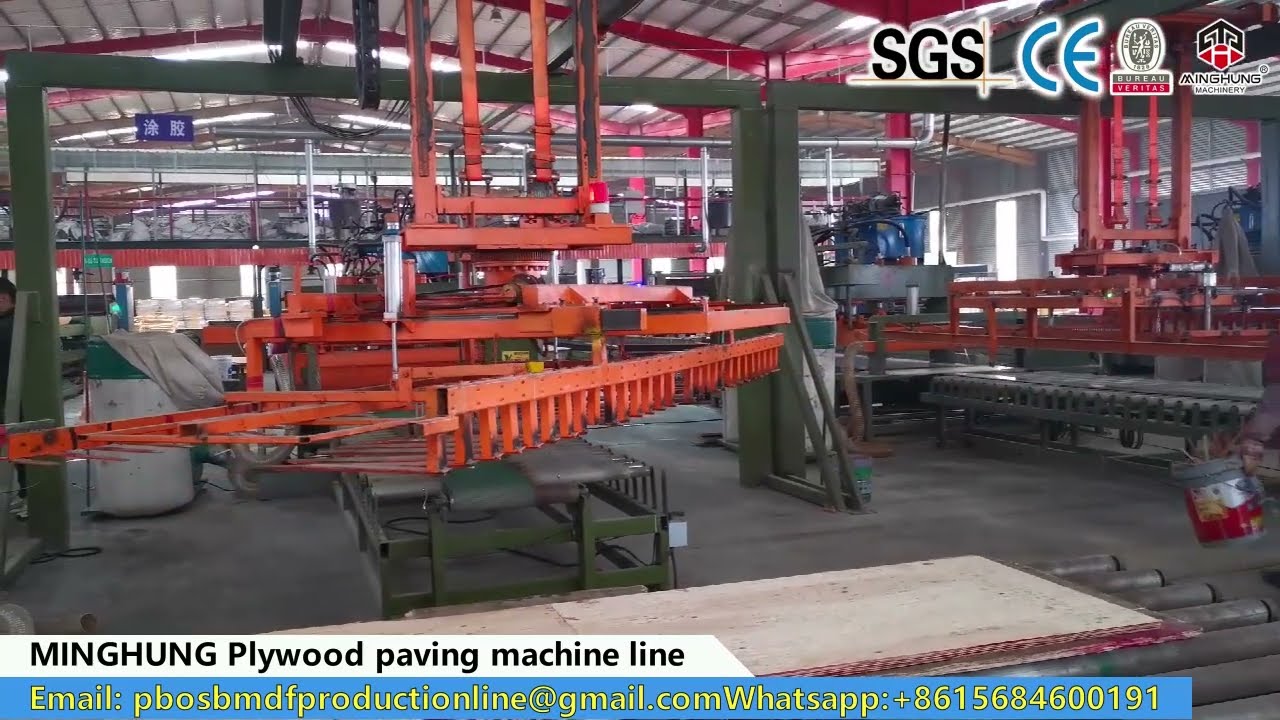 plywood paving machine