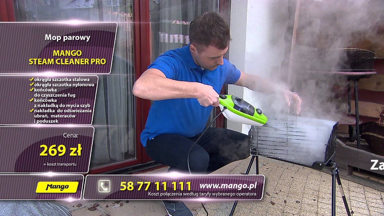Mango Telezakupy - Mop parowy Mango Steam Cleaner PRO