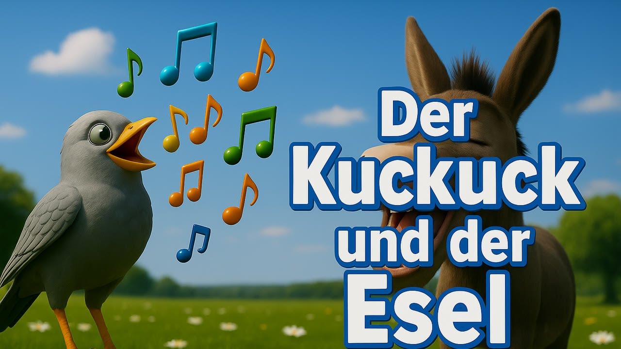 Der Kuckuck und der Esel 🐦🐴 | Lustiges Frühlingslied