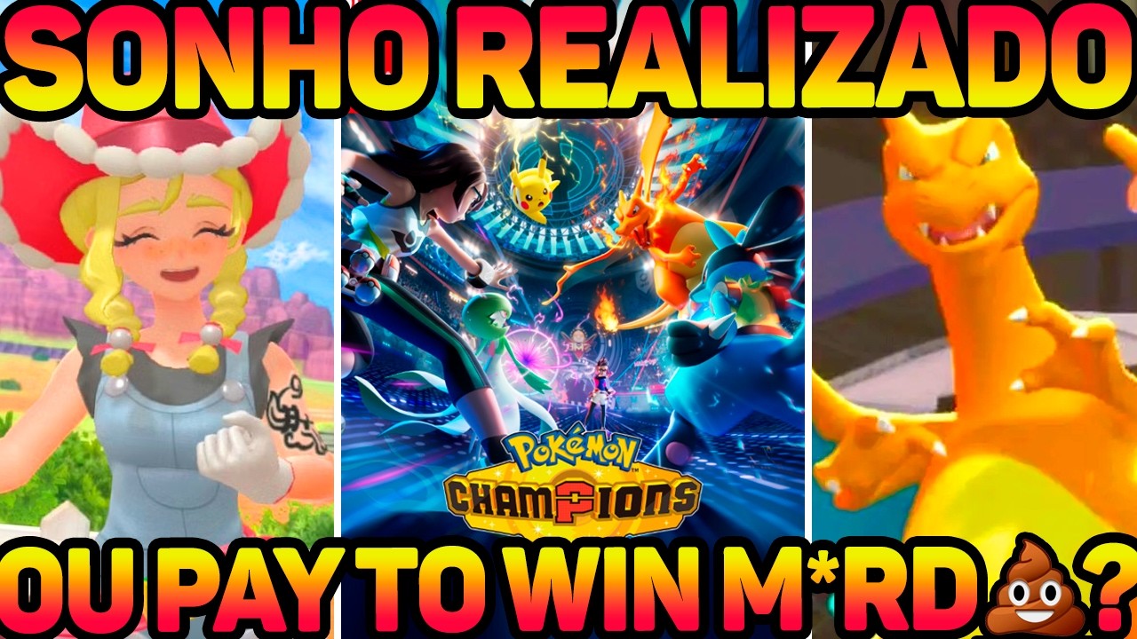 MINHA OPINI&Atilde;O SINCERA SOBRE O POK&Eacute;MON CHAMPIONS SE &Eacute; QUE ALGU&Eacute;M LIGA ...