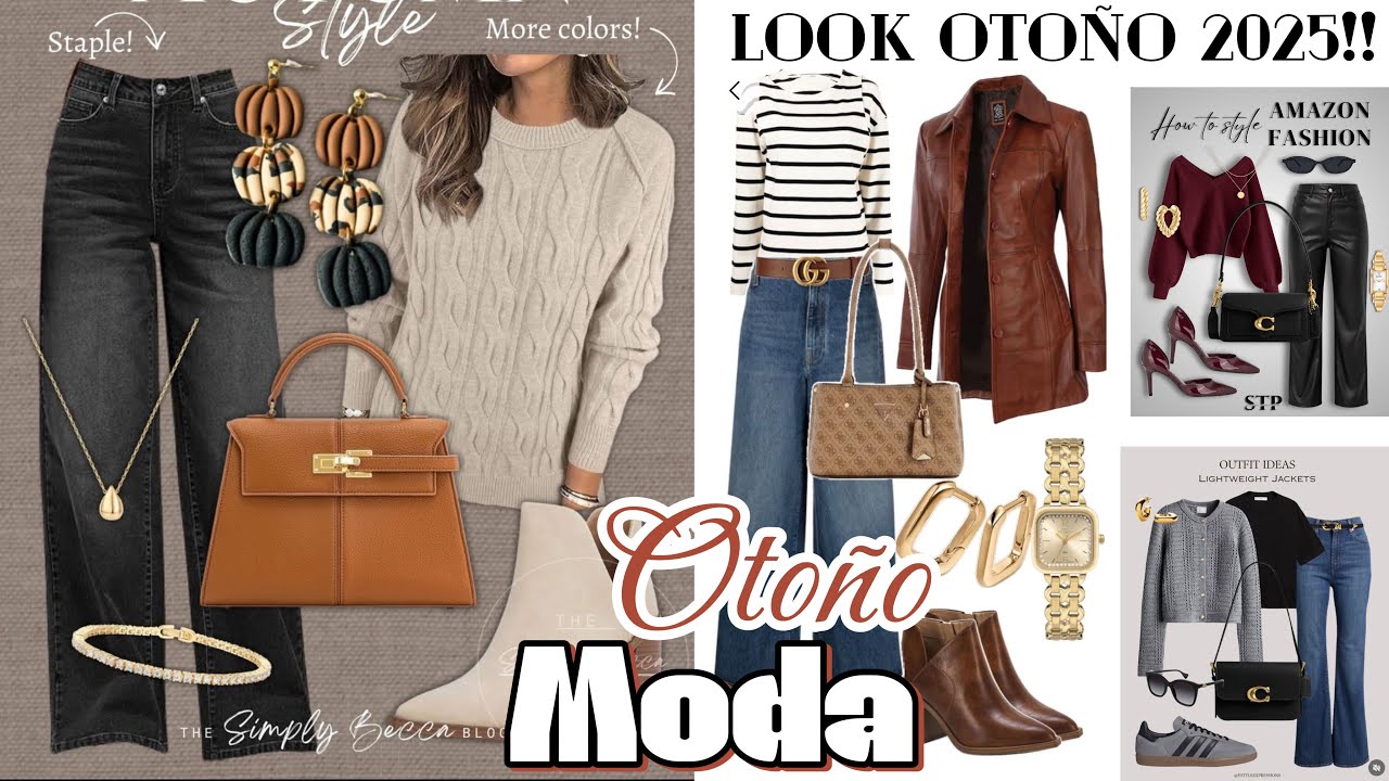 Moda 2025-26 OUTFIS Como VESTIR Con ROPA OTO&Ntilde;O INVIERNO 
